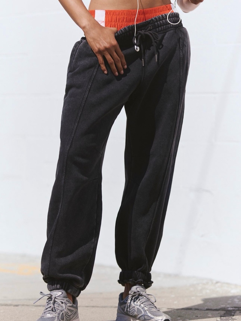Free People Movement Sprint to the Finish Black Jogger